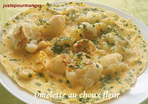 Omelette au choux fleur