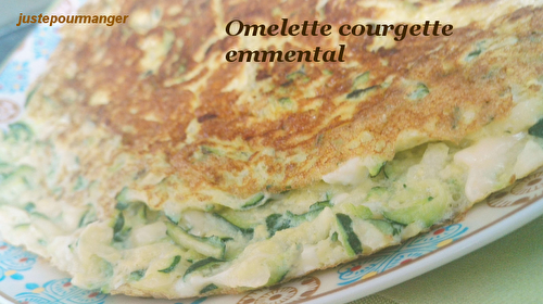 Omelette courgette emmental