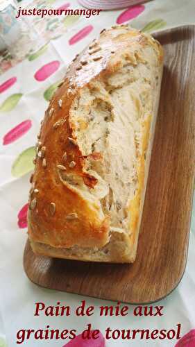 Pain de mie aux graines de tournesol