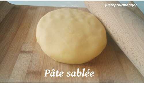 Pâte sablée