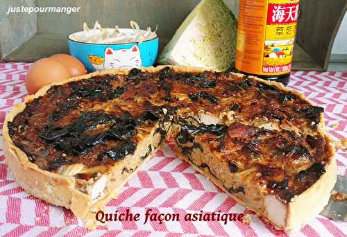 Quiche façon asiatique