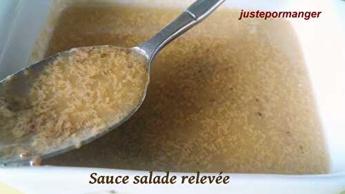 Sauce salade relevée