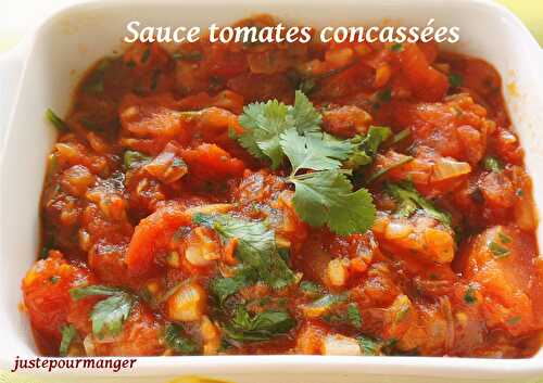 Sauce tomates concassés
