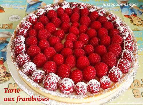 Tarte aux framboises