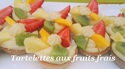 Tartelettes aux fruits frais