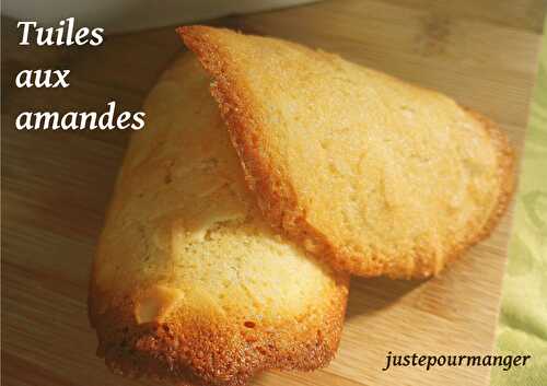 Tuiles aux amandes