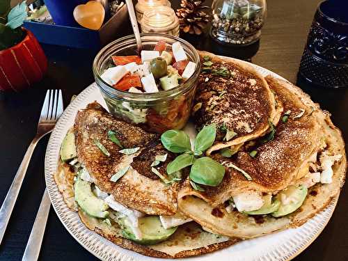 Recipe Avocado and Egg Crêpes // Crêpes aux Oeufs & Avocats recette • Justine Cuisine   •   Share the food, share the love !