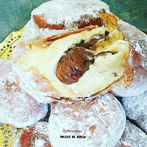 Beignets boules de Berlin