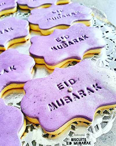 Biscuits personnalisés Eïd Mubarak