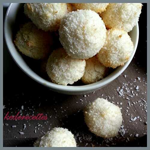 Boules de neiges coco