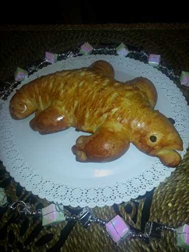 Brioche "crocodile"