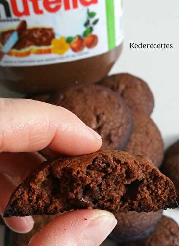 Cookies 100% nutella avec 4 ingrédients