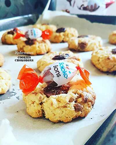 Cookies aux Kinder Chokonbons