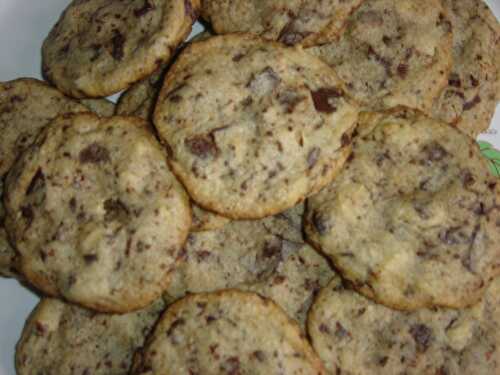 Cookies noisettes chocolat