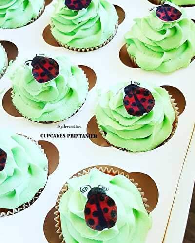 Cupcake Printanier Coccinelle