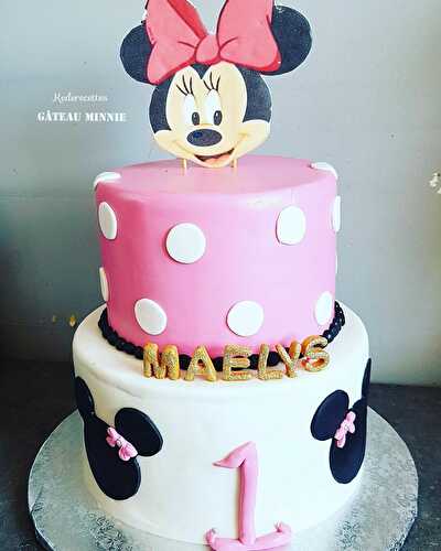 Gâteau 2 étages Minnie