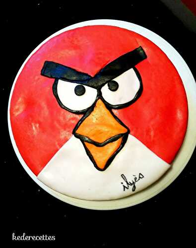 Gâteau "Angry Bird"