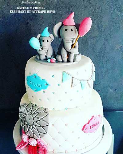 Gâteau attrape rêve et Éléphant