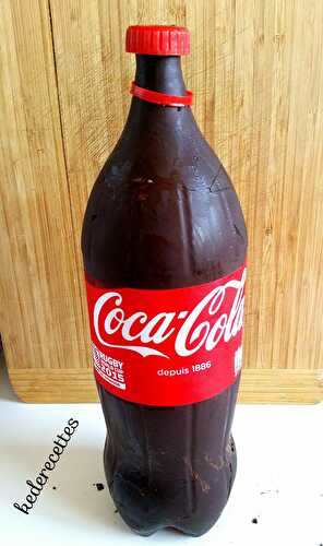 Gateau bouteille de coca Cola