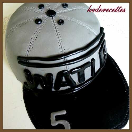 Gâteau "casquette Wati B"