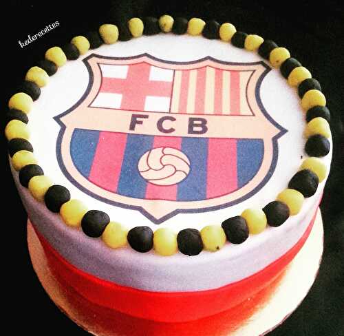 Gâteau FC Barcelone