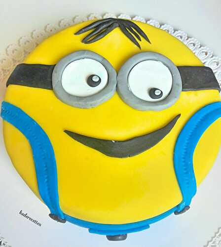 Gâteau Minion 2D