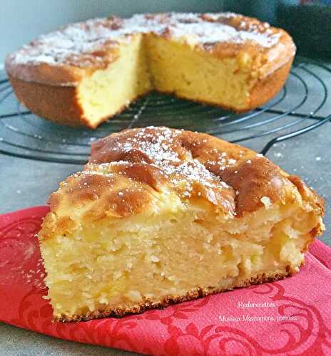 Gâteau Moelleux au Mascarpone, pommes