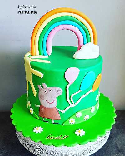 Gâteau Peppa pig