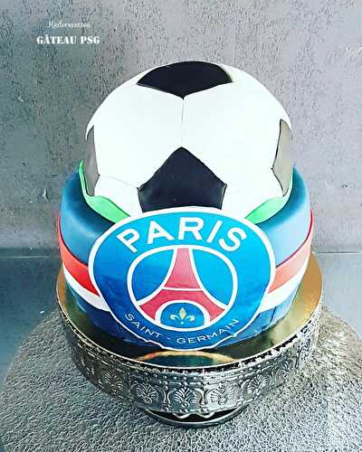 Gâteau PSG ballon