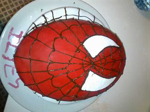 Gateau spiderman