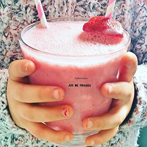 Jus de fraises