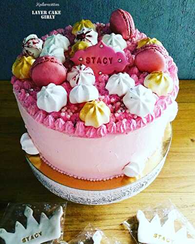 Layer Cake Girly Rose et Blanc