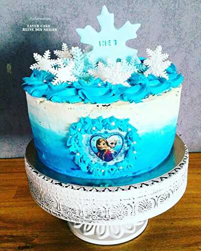 Layer cake Reine des Neiges