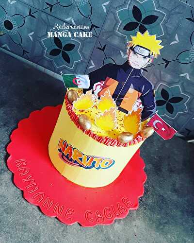 Manga Cake Naruto - kederecettes, bienvenue dans la cuisine de Vanessa