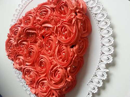 Moelleux chocolat "rose cake"