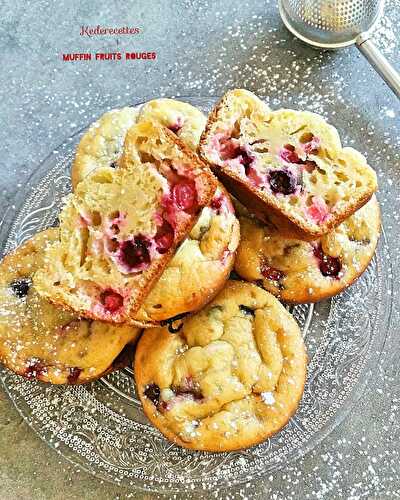 Muffin Mascarpone, Fruits rouges