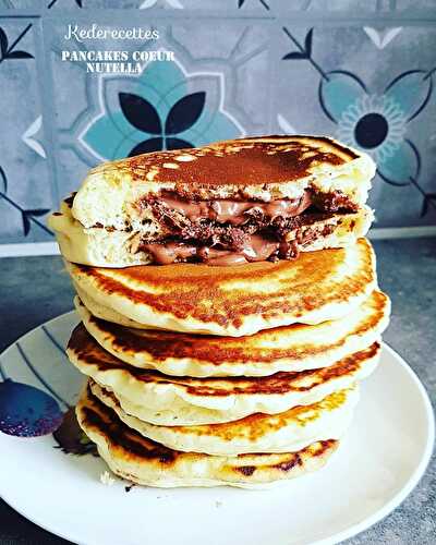 Pancakes coeur coulant Nutella