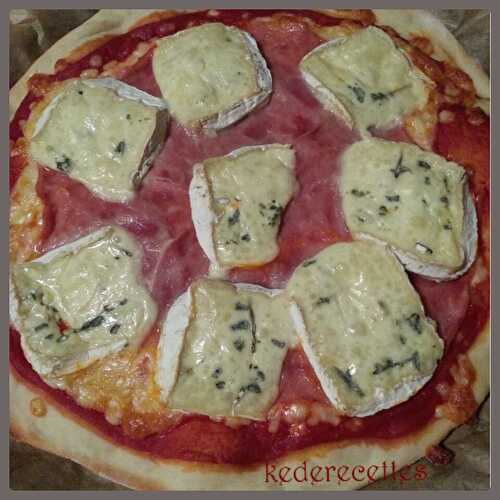 Pizza au Bresse Bleu - kederecettes, bienvenue dans la cuisine de Vanessa