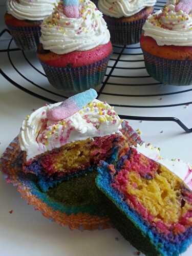 Rainbow Cupcake