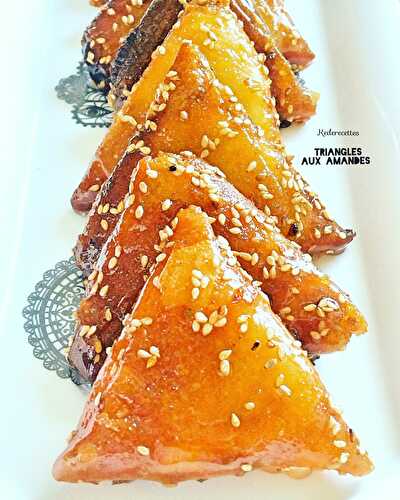 Triangles ou Briouates aux amandes