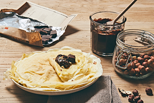 Crêpes et pâte à tartiner maison