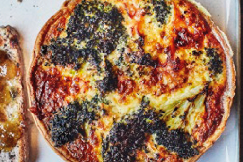 Quiche brocoli-saumon