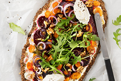 Flatbread rustique aux légumes d’hiver