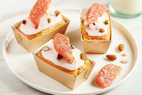 Mini cakes au pamplemousse de Floride