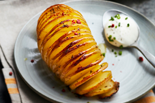 Pommes de terre hasselback