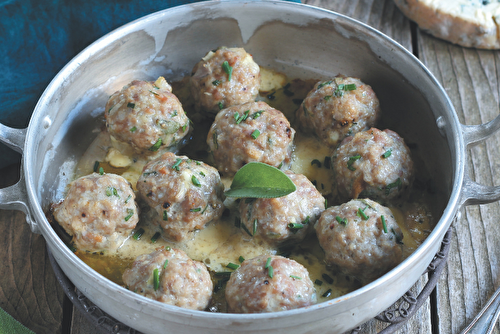 Boulettes de veau à la Fourme d’Ambert