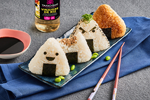 Onigiri au thon-mayonnaise et au wasabi