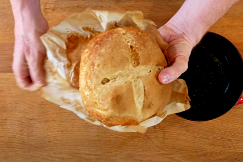 Pain de maïs cuit en cocotte