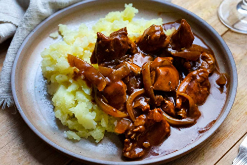 Poulet à l’irlandaise à la bière brune