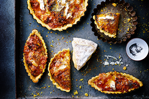 Tartelettes aux carottes et coulommiers